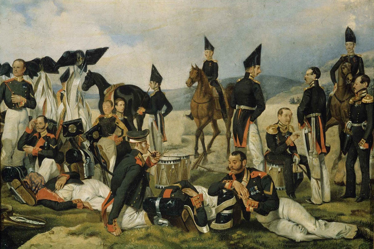 Павел ФЕДОТОВ / «Отдых в походе» / 1842