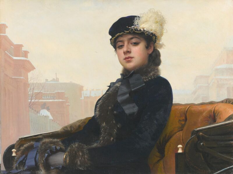 Иван КРАМСКОЙ / «Неизвестная» / 1883