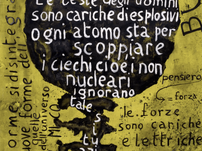 Энрико БАЙ / «Manifesto Bum» / 1952 (Бай и Серхио Данжело основали движение и опубликовали «Технический манифест ядерной живописи»)