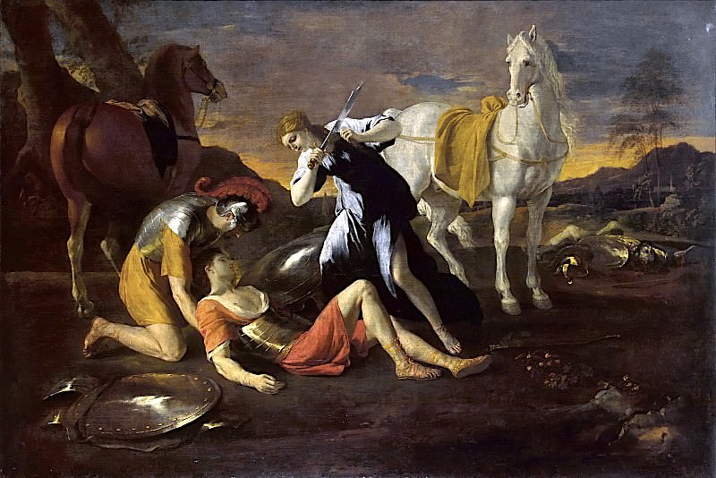 Никола ПУССЕН / «Танкред и Эрминия» / 1649