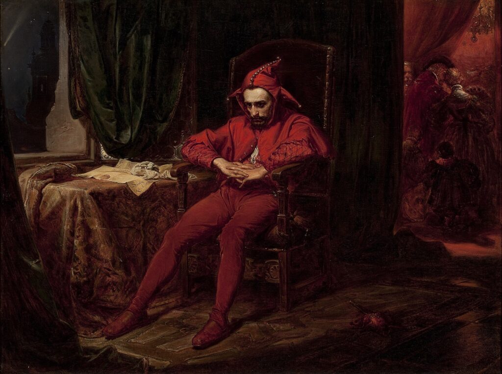 Ян МАТЕЙКО / «Станчик во время бала при дворе королевы Боны…» / 1862