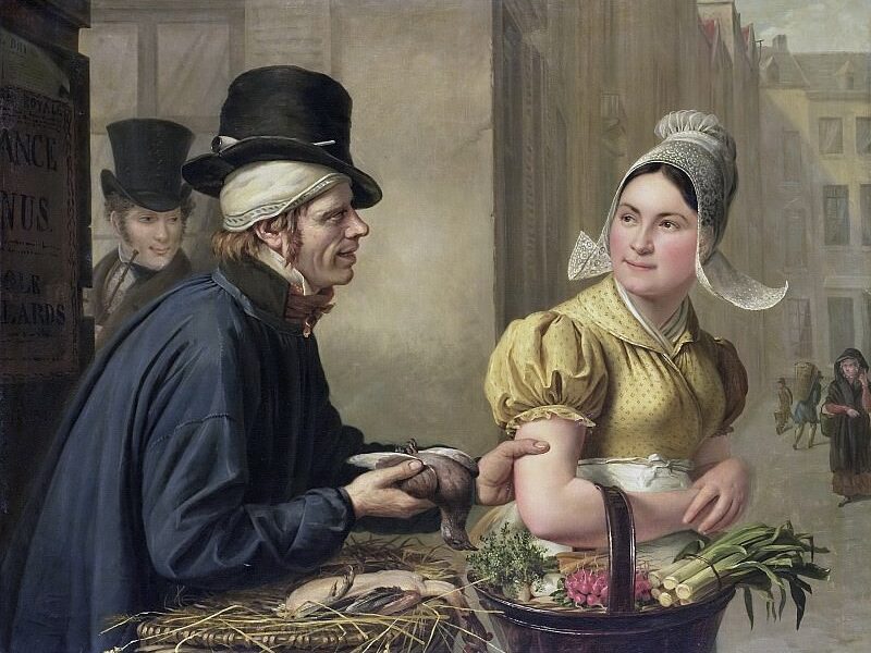 Игнас БРИСЕ / «Продавец битой птицы» / 1827