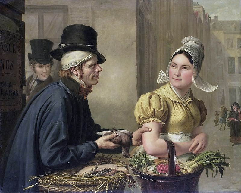 Игнас БРИСЕ / «Продавец битой птицы» / 1827