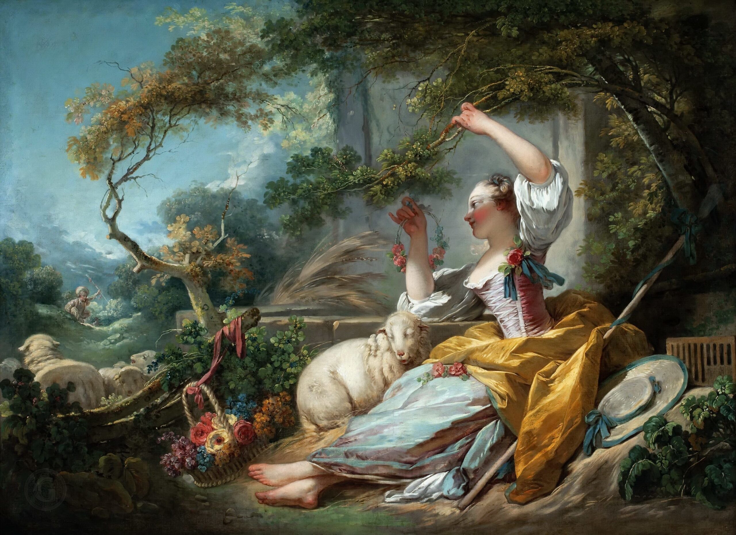 Жан Оноре ФРАГОНАР / «Пастушка» / 1752