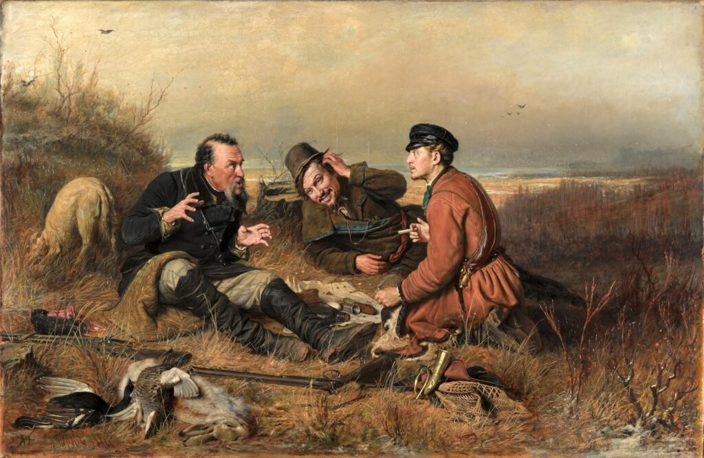 Василий ПЕРОВ / «Охотники на привале» / 1871