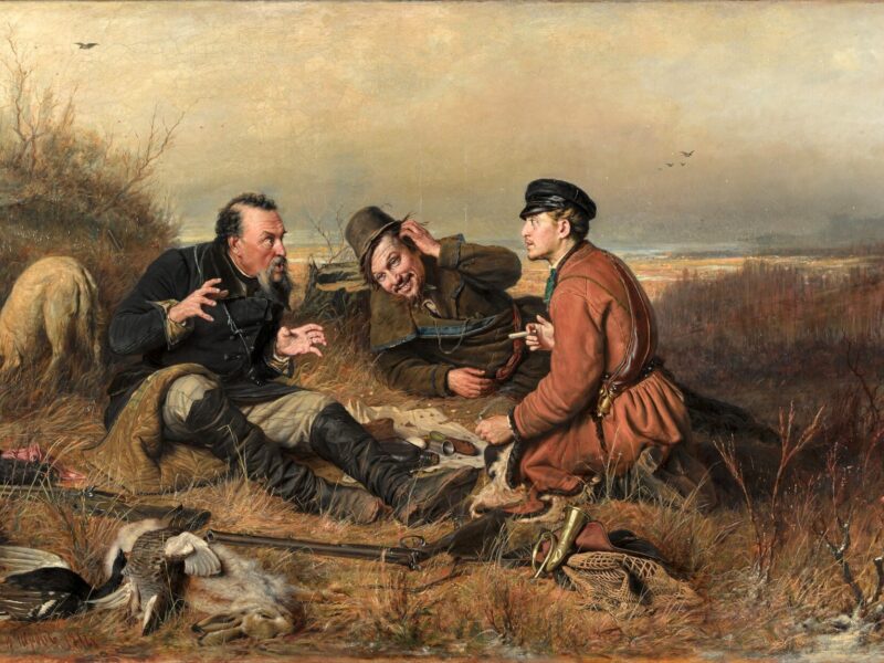 Василий ПЕРОВ / «Охотники на привале» / 1871