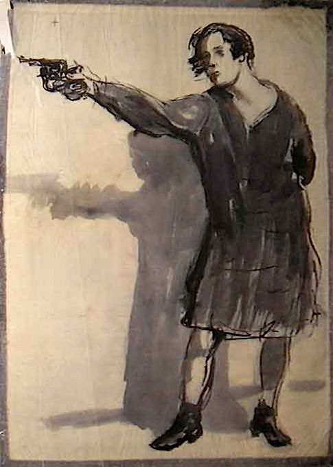 Евгений ТЕЙС / «Женщина с пистолетом» / 1920