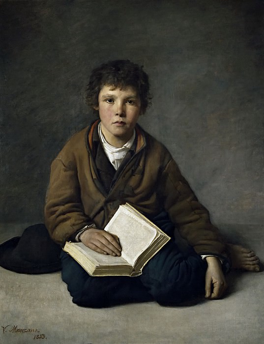 Виктор МОНСАНО-И-МЕХОРАДА / «Сидящий мальчик» / 1859
