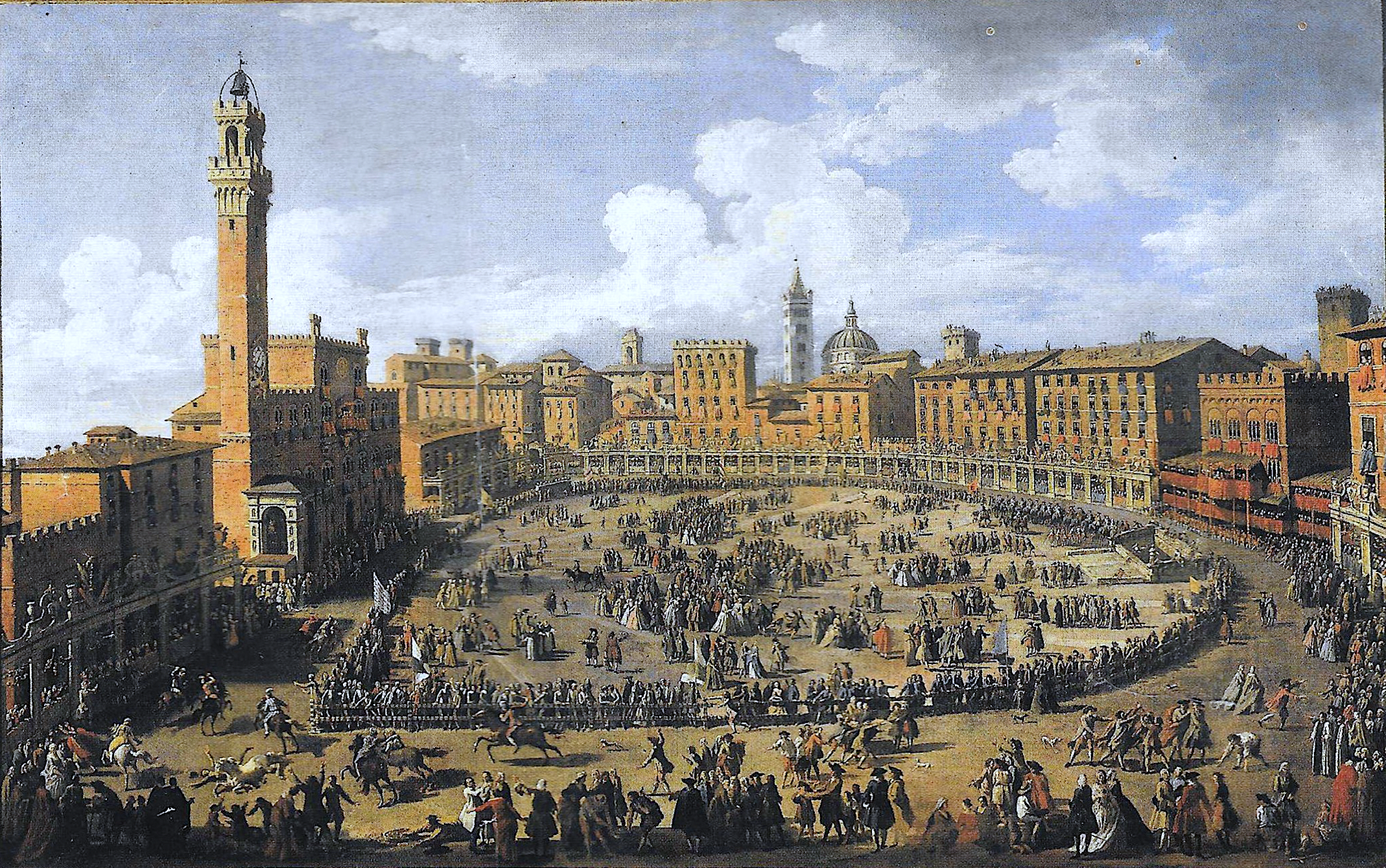 Франческо НЕНЧИ / «Палио в Сиене в августе 1818 года в присутствии Фердинанда III Тосканского» / 1818