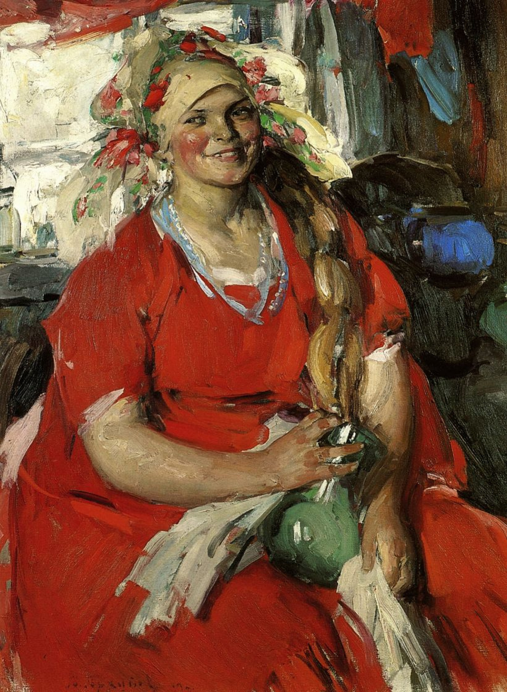 Абрам АРХИПОВ / «Женщина в красном» / 1919