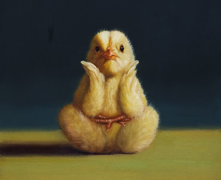 Лючия ХЕФФЕРНАН / «Yoga Chick — Embryo» / XXIв.