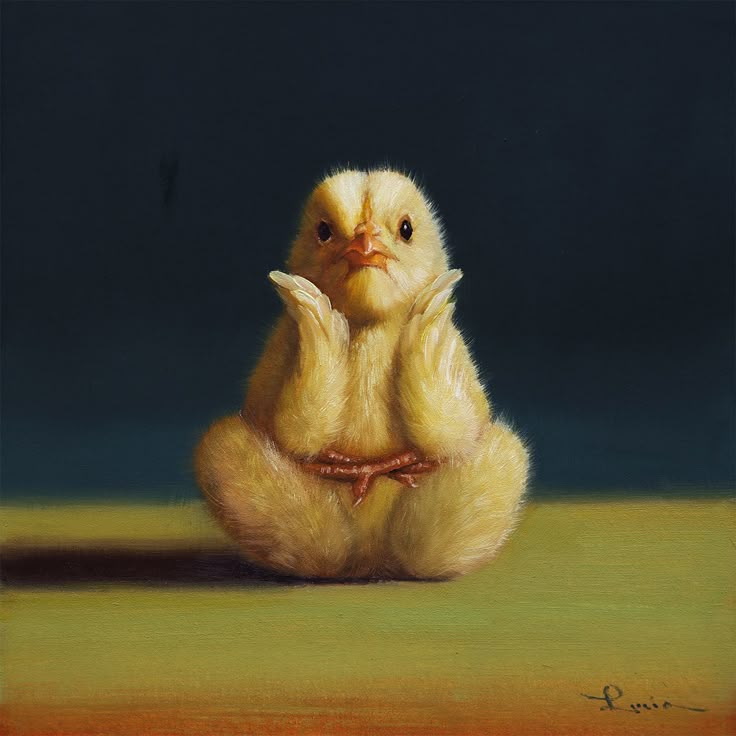 Лючия ХЕФФЕРНАН / «Yoga Chick — Embryo» / XXIв.