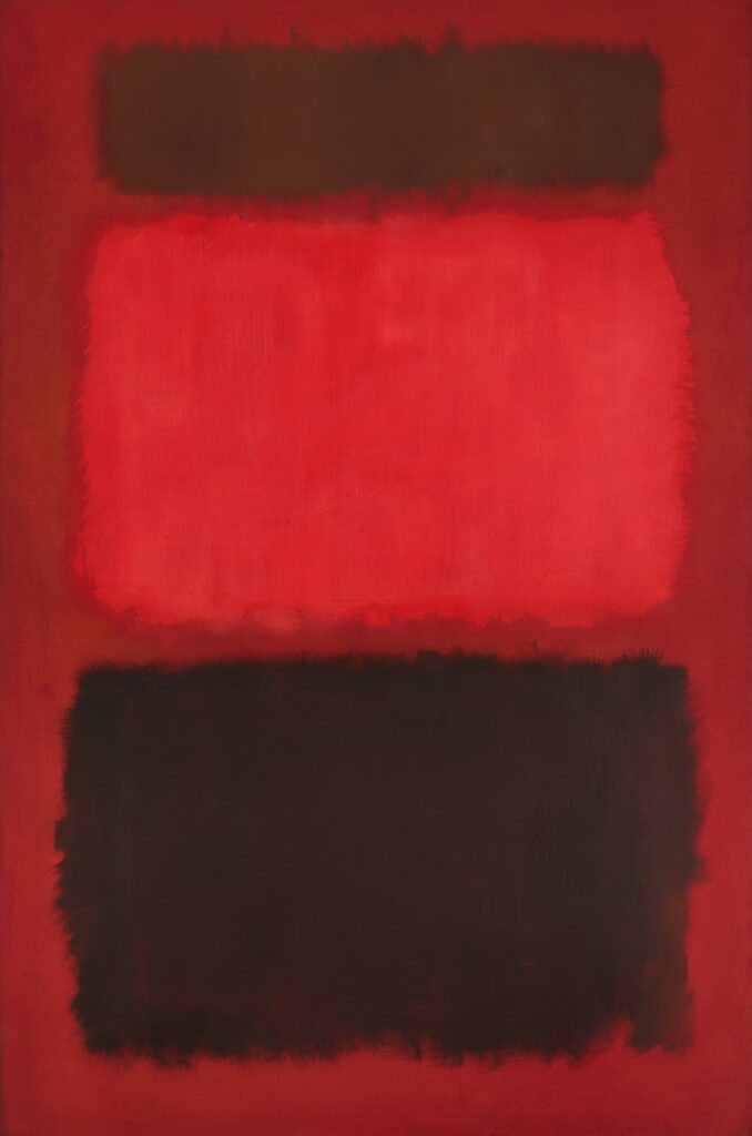 Mark ROTHKO / «Brown and Blacks in Reds» / 1957