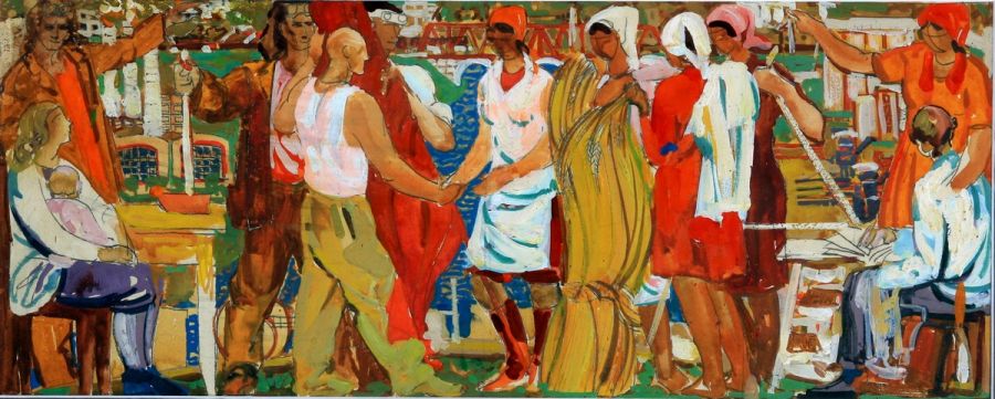Иван ИВАНОВ-САКАЧЕВ / «Радость труда»  / 1960