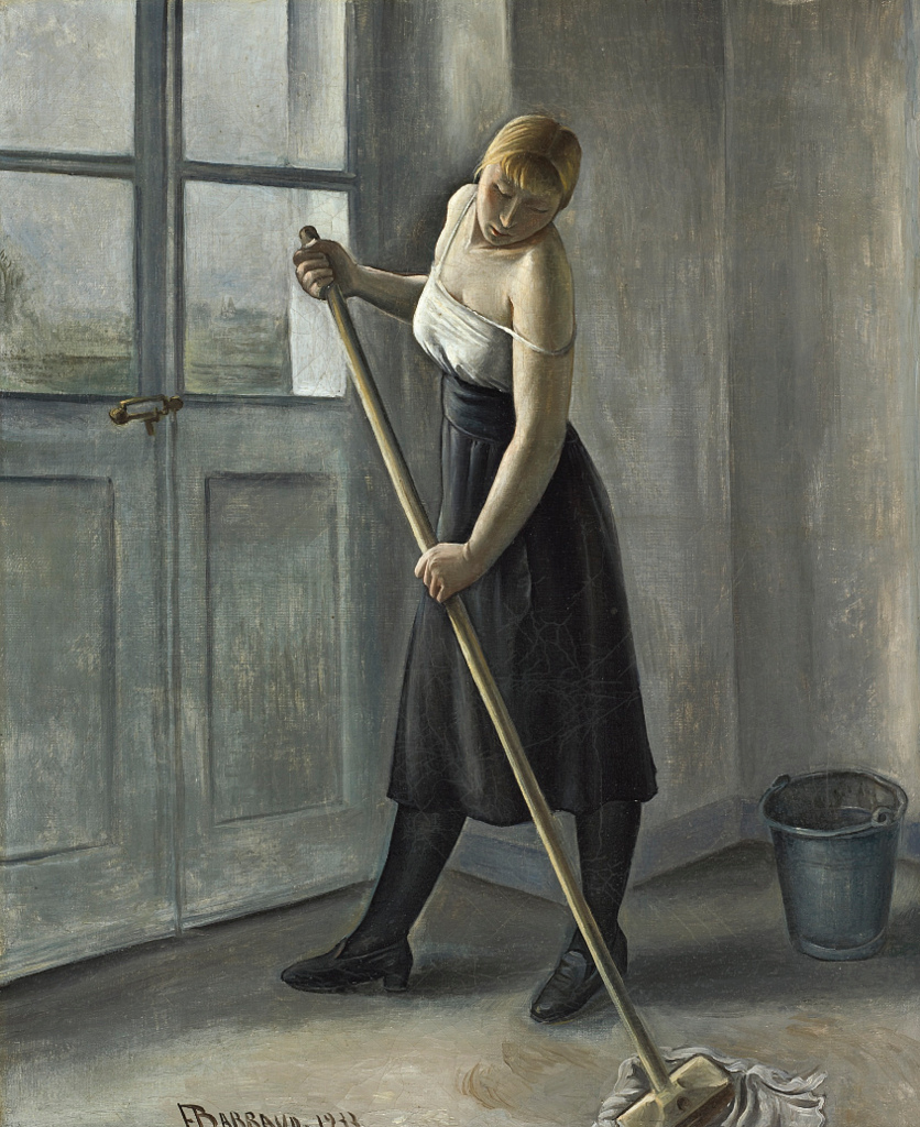 Франсуа БАРРО / «Девушка-уборщица» / 1933