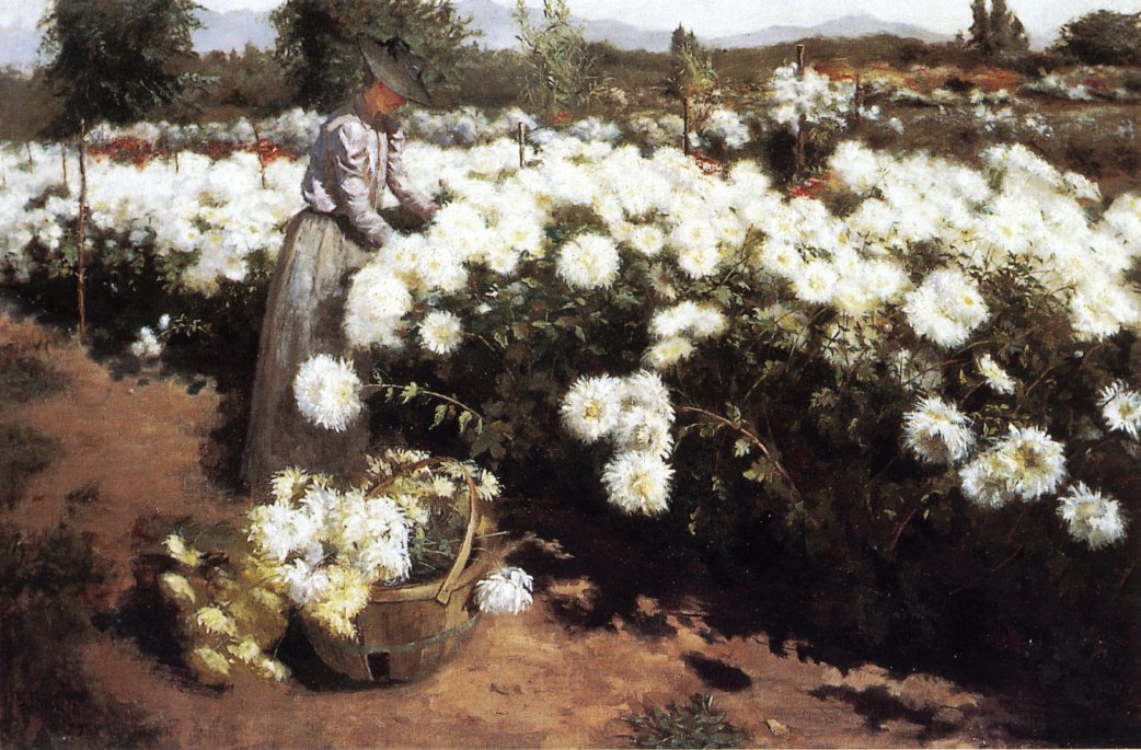 Гейнс Ругер ДОНОХО / «Сад хризантем в Южной Калифорнии» / 1891